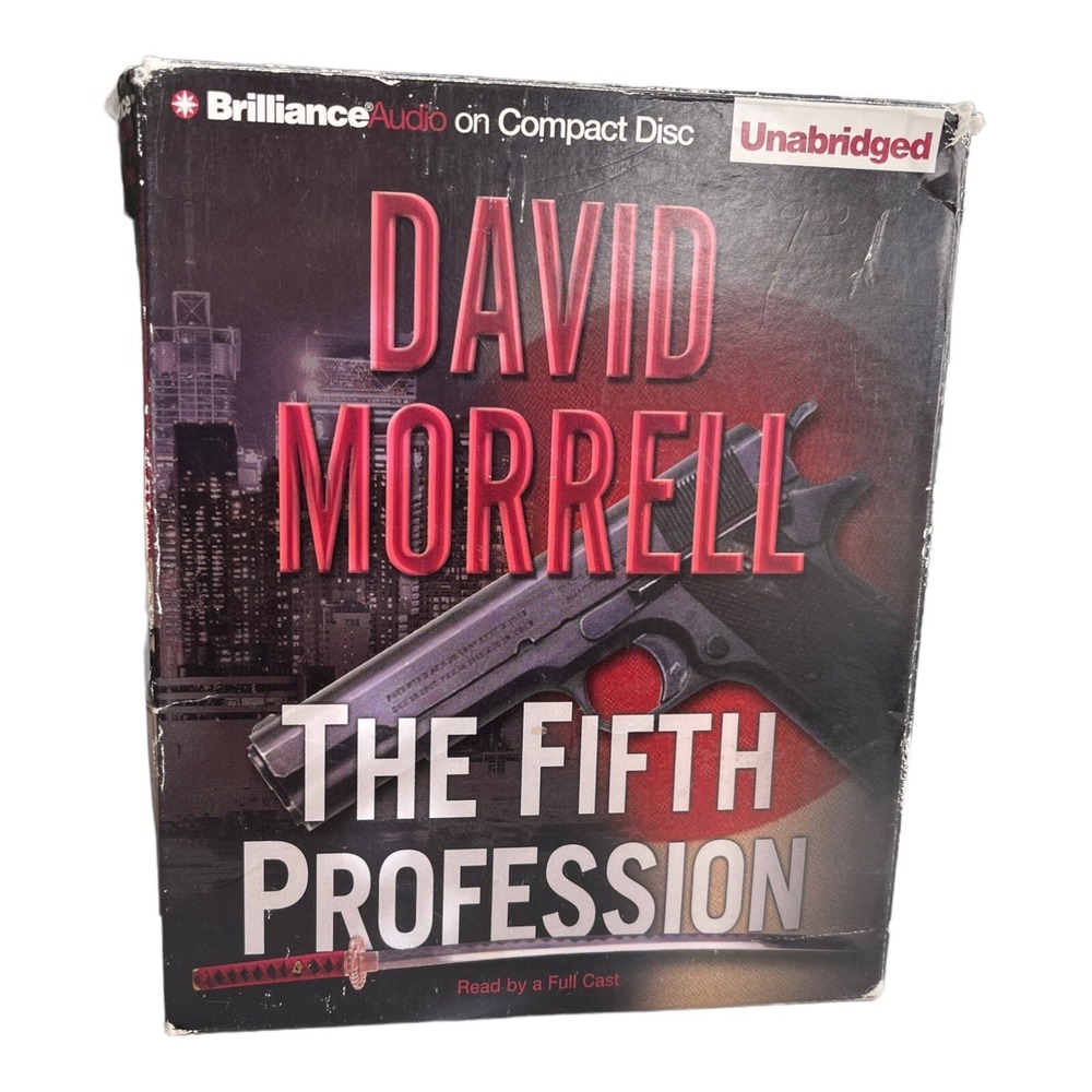 David Morrell The Fifth Profession Audiobook CD Unabridged Thriller Espionage
